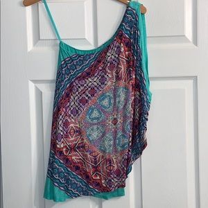 Arden B XS one sleeve top